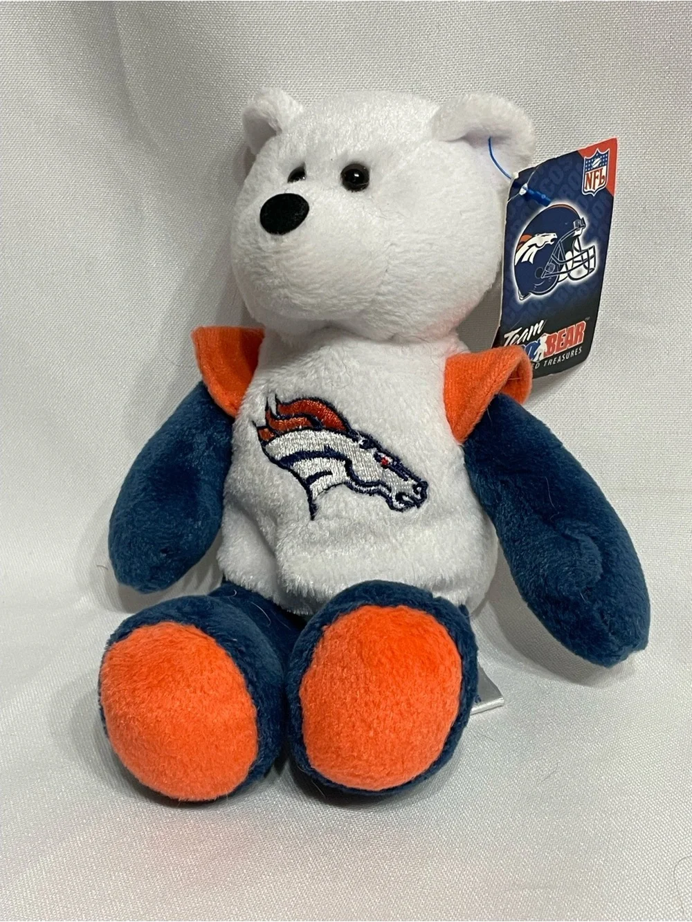 vintage Limited Treasures NFL Denver Broncos Pro Bear Beanie Plush Great Cond